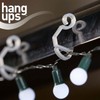Hang Ups 100 Clear Plastic Gutter Hooks Outdoor Light Hooks