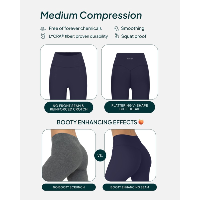 PAVOI ACTIVE Buttery Soft Workout Leggings for Women - High