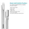 HaimiLiya Cuticle Pusher Dual-end Dead Skin Nail Pusher Nail Dirt