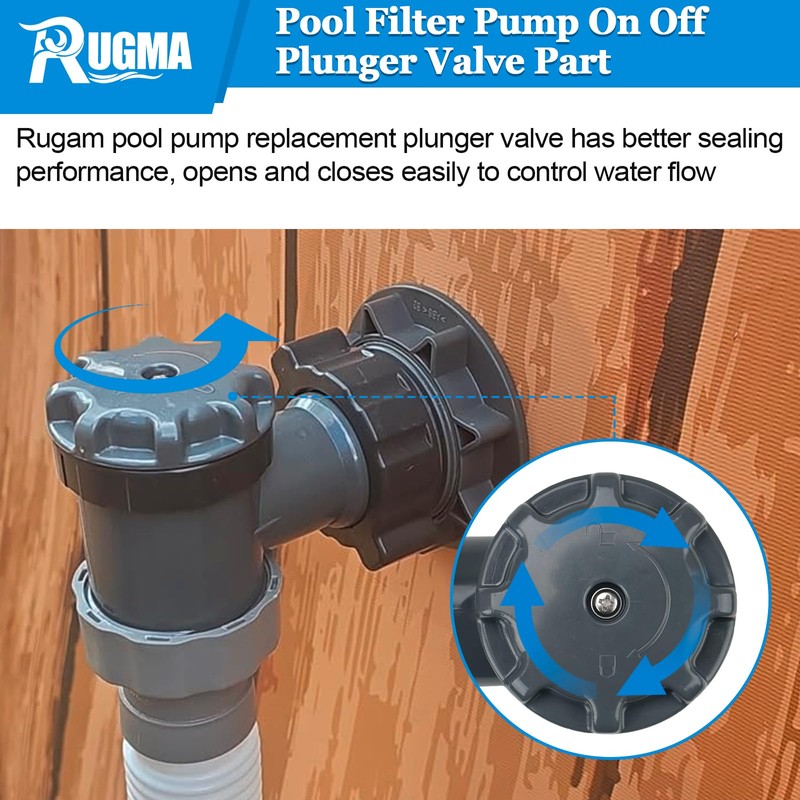 Plunger Valve for Intex Pools, Plunger Valve Connection Pool Pump
