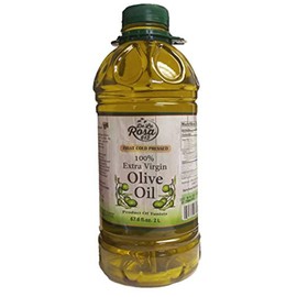 De La Rosa Extra Virgin Olive Oil, First Cold Pressed, Vegan, Kosher, Non-GMO & Gluten-Free, Fruity & Full-Bodied, Great for Salad Dressings & More, Olive Oil Extra Virgin 2 Liter (Pack of 1)