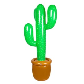 Boland 54426 Inflatable Cactus, 86 cm, Water Toy, Decoration, Party Decoration for Pool, Summer Party and Theme Party