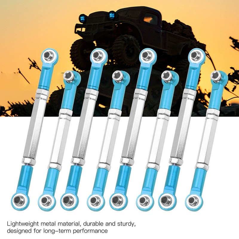 Alomejor Steering Pull Rod RC Steering Servo Pull Rod Metal