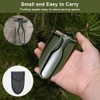 Jinsion Folding Shovel, Stainless Steel Mini Garden Shovel, Outdoor Garden