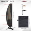 letsinstyle Waterproof Patio Umbrella Cover, 210D Oxford Fabric Patio Umbrella
