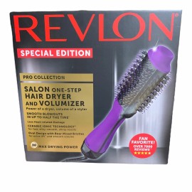 Revlon Special Edition Purple Pro Salon One Step Hair Dryer & Volumizer Brush
