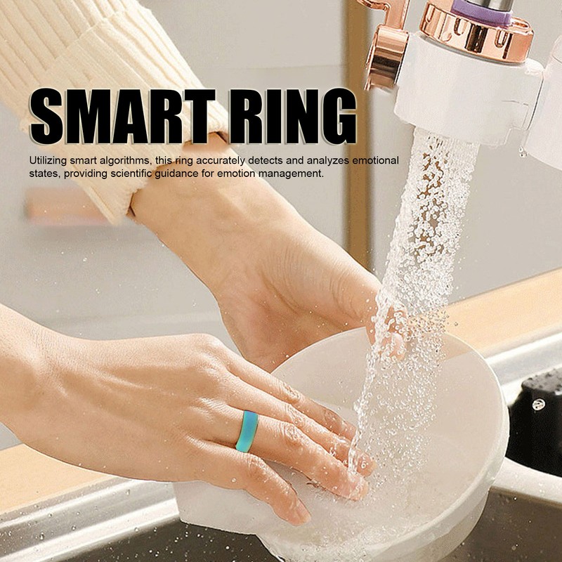 Intelligent Ring Bluetooth Fitness Tracker Mood Management Depression Monitoring Automatic