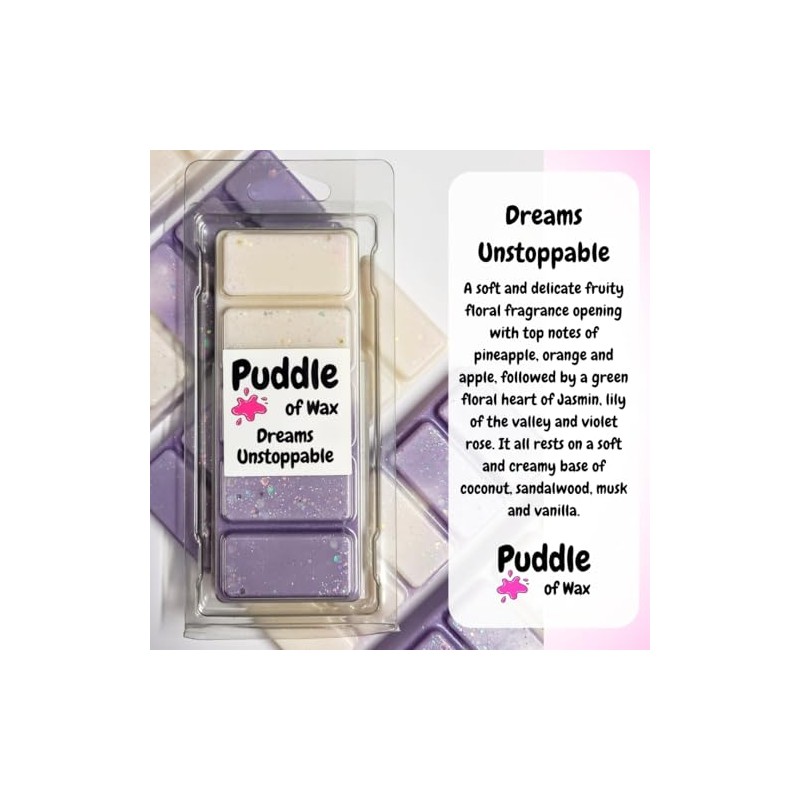 Puddle of Wax - Dreams Soy Wax Melt Snap Bar