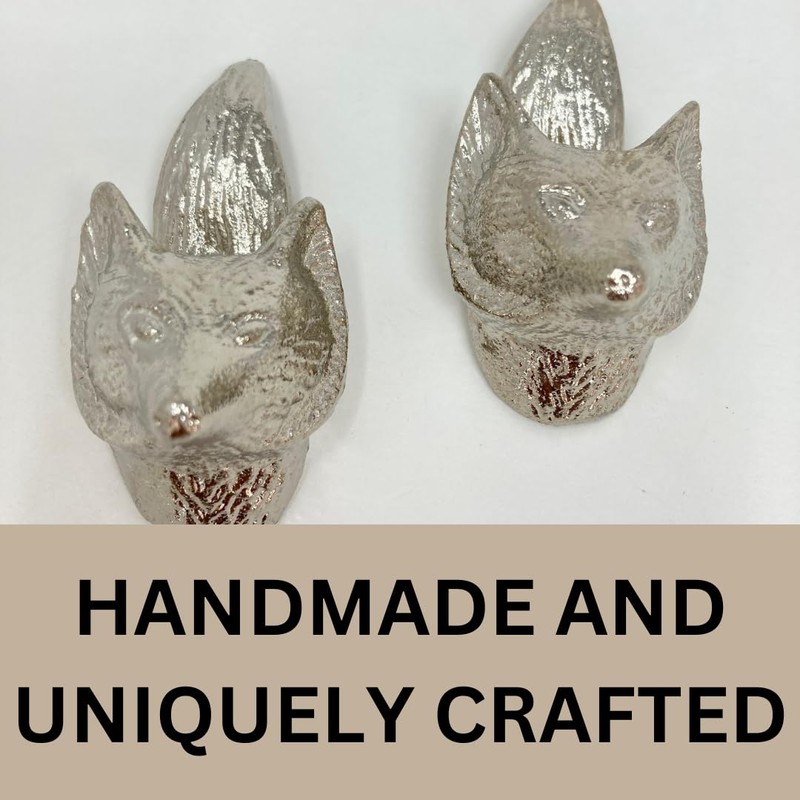 Silver Animal Metal Drawer Pulls Knobs Cupboard Bedroom Kitchen Upcycle