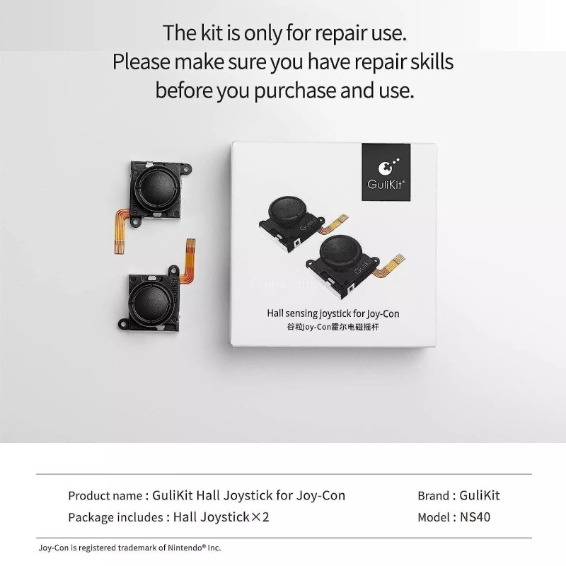 Gulikit Switch Joystick Replacement,No Drift, Hall Thumb Stick for Switch