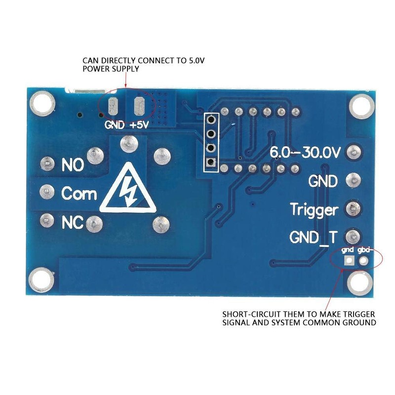 DC 5-30V Relay Module 12V 24V Time Delay Switch LED
