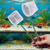 1 square and 1 circular fish nets with retractable stainless