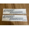 Eager Beaver Trailers Replacement Stickers 24”(Set Of 2) Black Decals