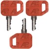 APUK 3x Ignition Key Replacement for John Deere Commercial Dozer