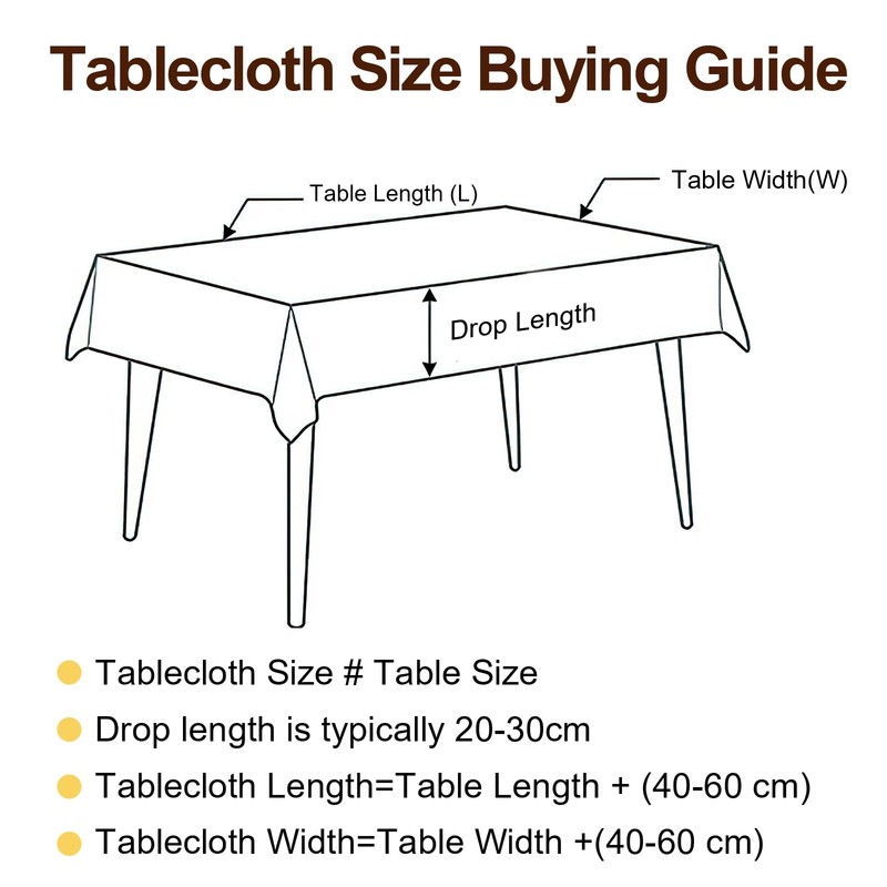 Alishomtll Christmas Tablecloth Table Cover Waterproof Table Cloth Rectangular Wipe