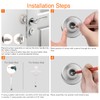 KOVOSCH Concave Wall Door Stops 2 Pack – Protects Walls