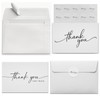 Thank You Cards with self seal Envelopes and Matching Stickers,3x3.5