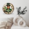 30cm Diameter Glass Wall Clock that Makes a Subtle Yet