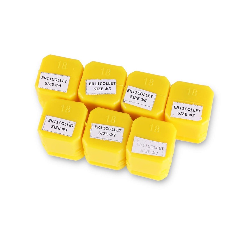 SainSmart Genmitsu 7Pcs ER11 Spring Collet Set for CNC Engraving