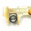100mm (3.94in) Easy Sliding Gauge Brass Vernier Caliper Ruler Measuring