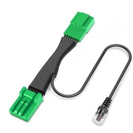 TQXHLBFU Radar Detector Power Adapter RJ11 Plug (7Pin Type A) Compatible with Select Honda CRV,Civic,Accord,Acura ILX and More,Radar Detector Adapter Charging Cable,Easy Plug and Play,Clean Install