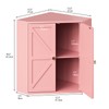 Trironsun Corner Bread Box for Kitchen Counter Double Layer Bamboo