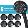 brassqueen Magnetic Shower Faucet Set with 5-Settings Handheld Spray Magnetic