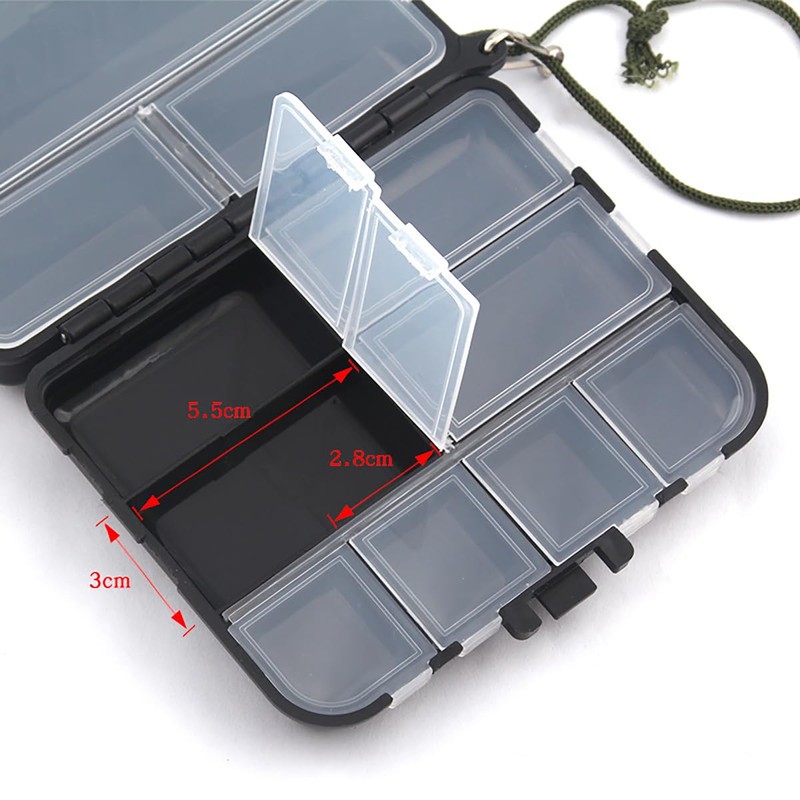 Fishing Tackle Boxes Double-Layer 16-Compartments Fishing Tackle Container Fishing Lure