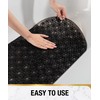 HITSLAM Oval Bath Mat Non Slip, 68x38 CM Bubble Shower