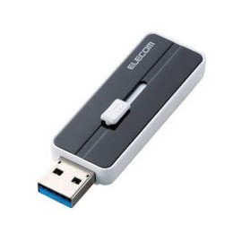 Elecom MF-KNU316GBK USB Memory [USB 3.1 (Gen1) Compatible Sliding/16GB/Black]