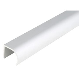 Alberts 472009 Handle Profile Aluminium Silver Anodised 2000 x 25 x 19 mm
