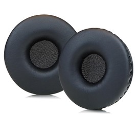 SINOWO Replacement Earpads for Sony MDR-XB550AP MDR-XB450AP MDR-XB450 Extra Bass On-Ear Headphones,Ear Pads Cushions with Noise Isolation Memory Foam,Soft Protein Leather-Black