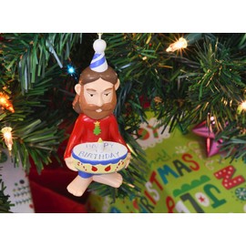 Tree Buddees The Birthday Boy Jesus Funny Christmas Tree Ornament