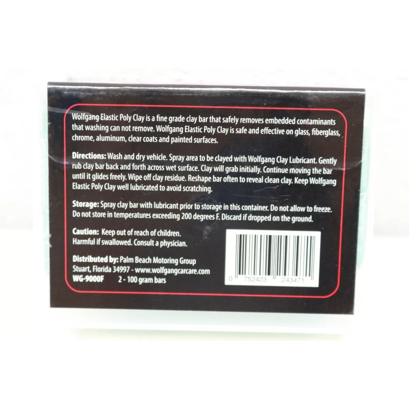 Wolfgang Auto Detailing Clay Bar Fine Grade Elastic Poly 2