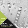 MOZCORN 3 Pack Door Hinges 3 x 3 Inches, Heavy