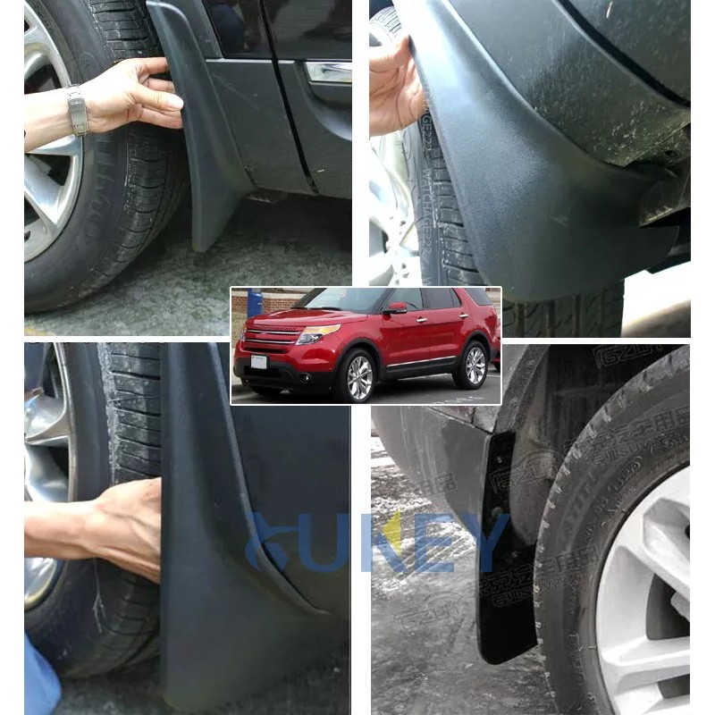 XUKEY Mud Flaps Splash Guards For Ford Explorer 2011-2018 Front