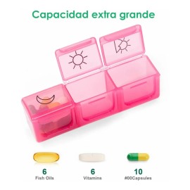 Pastilleros Semanal Organizador Pastillero Separable Vistoso Arcoíris