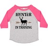 inktastic Hunter in Training Hunting Toddler T-Shirt 3T Heather and
