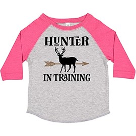 inktastic Hunter in Training Hunting Toddler T-Shirt 3T Heather and Hot Pink 2de6a