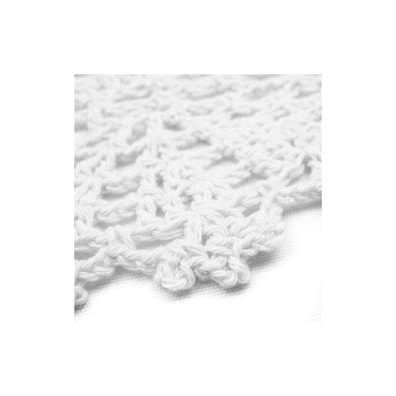 kilofly Crochet Cotton Lace Table Placemats Doilies Value Pack, 4pc,