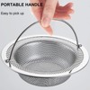 LASSHSWA Kitchen Sink Strainer Stainless Steel, Kitchen Sink Drain Strainer