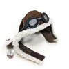 Charmed Aviator Pilot Hat with Goggles for Dogs in Sizes