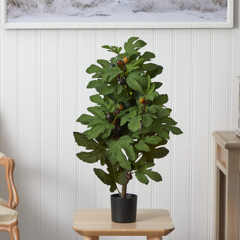 Nearly Natural 32in. Fig Tree with 15 Figs