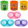 2x Random Crazy Face Magic Springs 6.5cm | Novelty Plastic