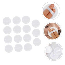 SAFIGLE 15pcs Rounded Makeup Powder Puff Soft Cotton Velour Applicators for Makeup Application Diameter Compact Portable for and Storage Gentle Skin