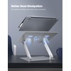 Lamicall Adjustable Laptop Stand, Portable Laptop Riser, Aluminum Laptop Stand
