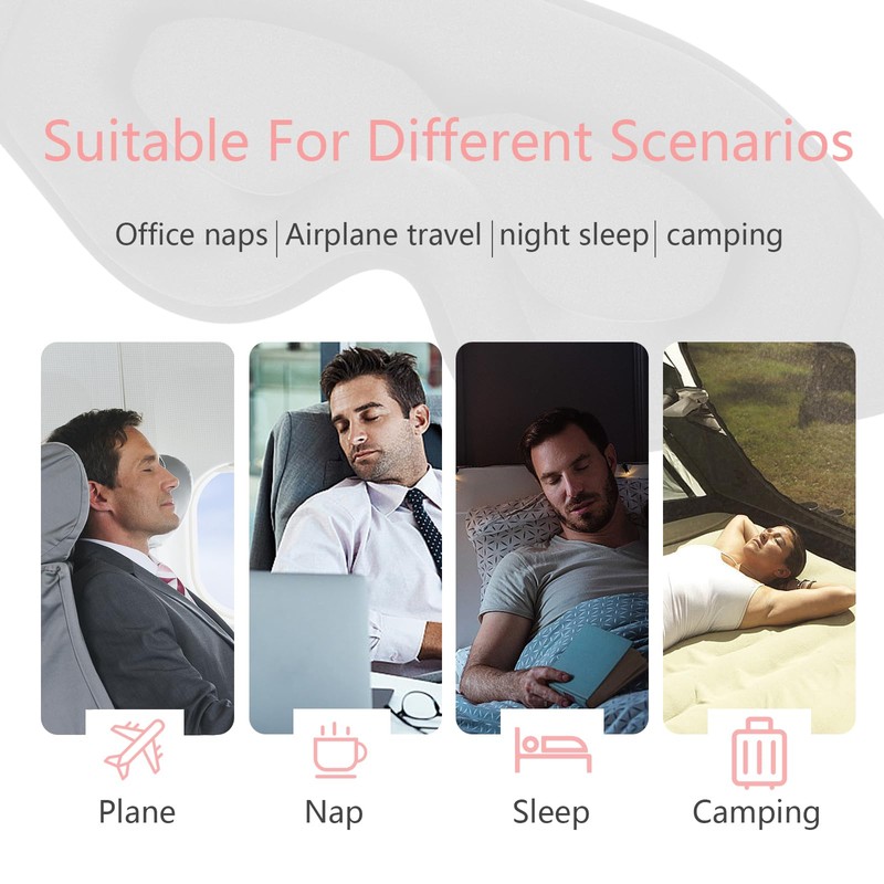 Sleep Mask 100% Light Blocking Eye Mask for Sleeping 3D