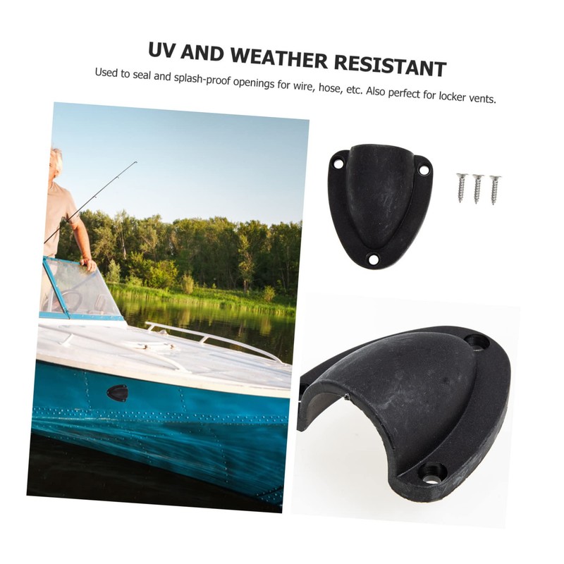 BESPORTBLE 3sets Exhaust Vent Cover Clamshell Design for Yacht and