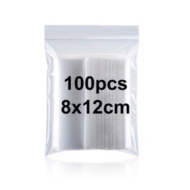 Sealable Plastic Bags, Ziplock Bags, Resealable Clear Plastic Bags, Small Plastic Bags, Tiny Clear Polythene Bags for Beads, Jewellery, Food,