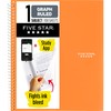 Five Star Spiral Notebook + Study App, 1 Subject, Graph